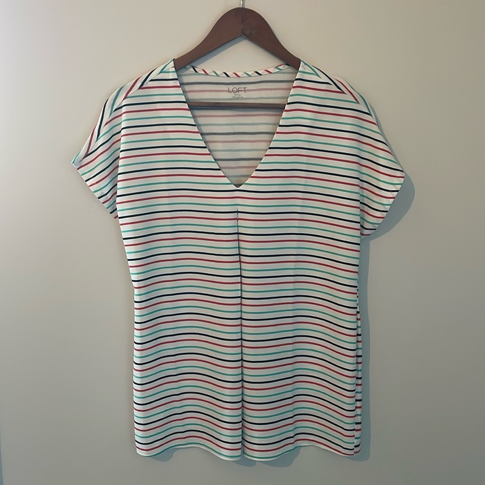 Like new!  Loft Outlet striped top